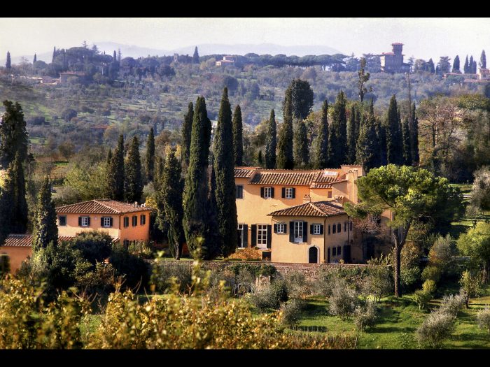 View of the villa